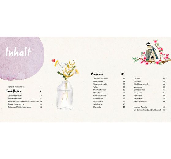 Buch "Mini Watercolor – Blumen"