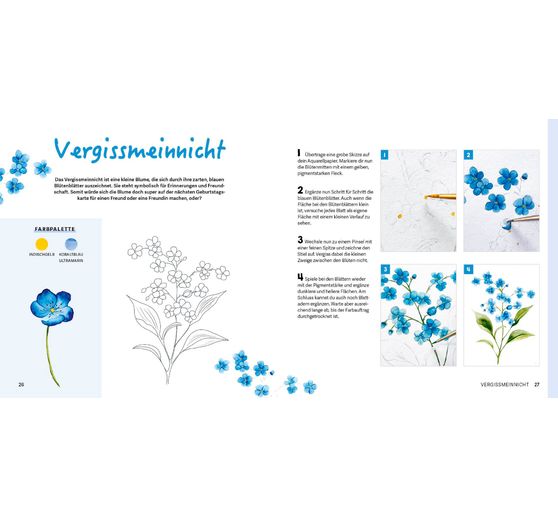 Buch "Mini Watercolor – Blumen"