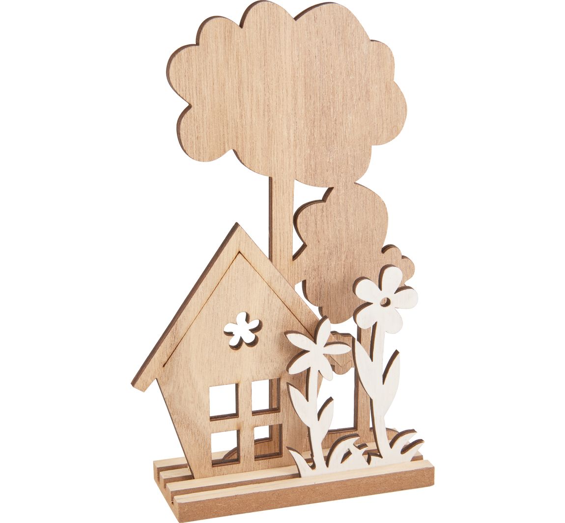 VBS Holz-Steckmotiv "Haus im Grünen"
