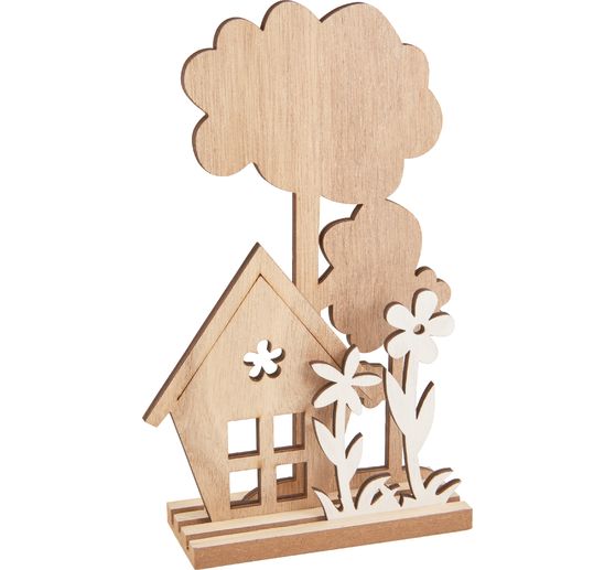 VBS Holz-Steckmotiv "Haus im Grünen"