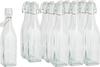 VBS Glasflaschen mit Bügelverschluß "Eckig", 500 ml, 12 Stück