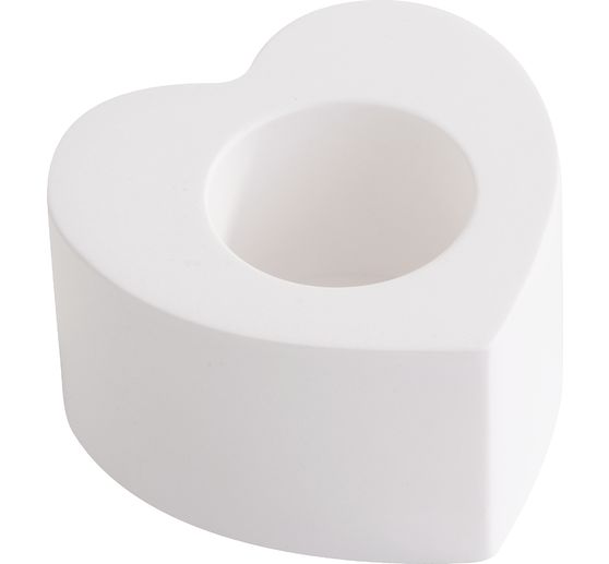 Silicone casting mould "Stick candle holder heart mini"