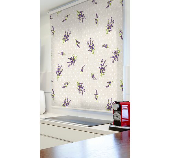 Motiv-Stoff Leinenoptik "Provence"