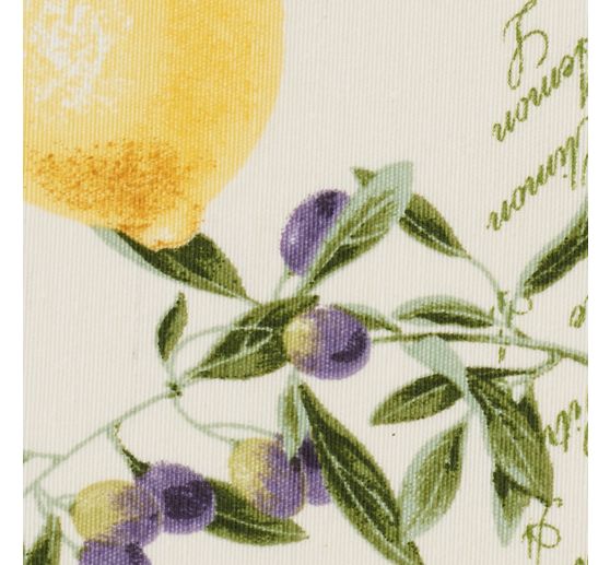 Motif fabric linen lookc "Citrus"