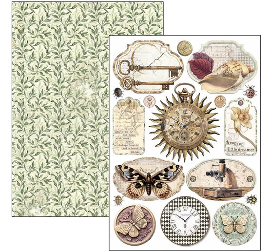 Papier-Set "Cabinet of Curiosities"