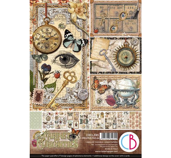 Papier-Set "Cabinet of Curiosities"
