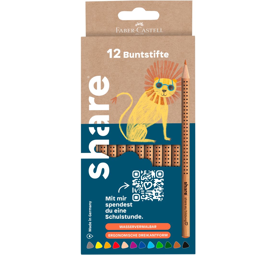 share wasserverdünnbare Buntstifte Basic