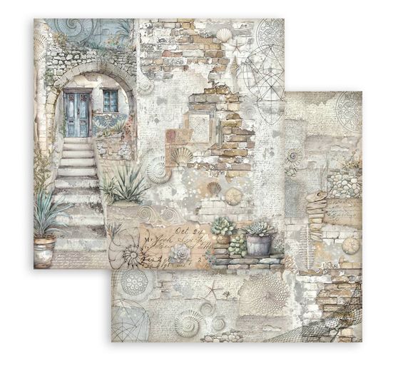 Scrapbook block "Silent Sea"