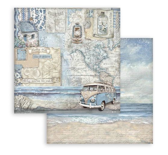Scrapbook block "Silent Sea"