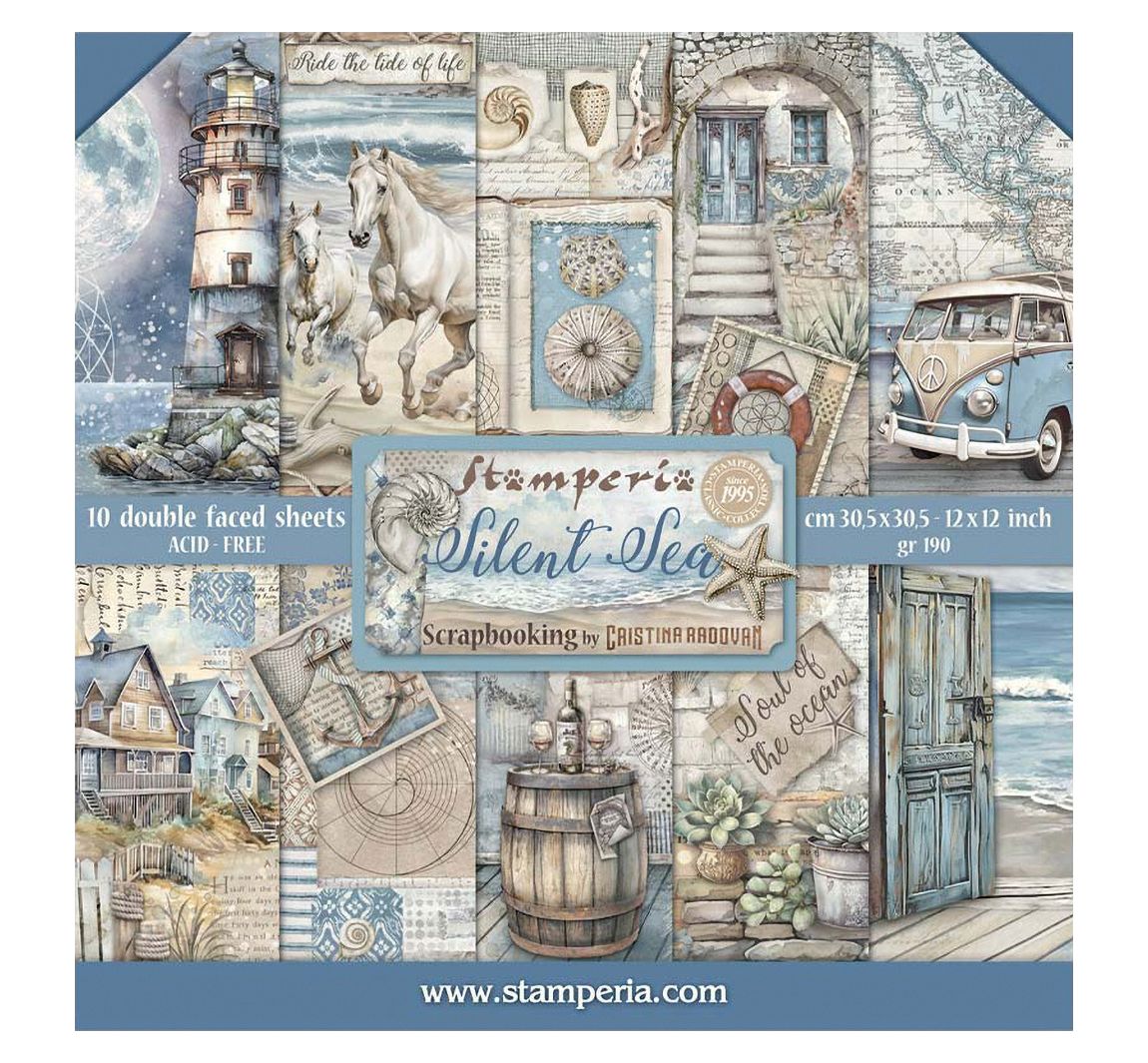 Scrapbook-Block "Silent Sea"