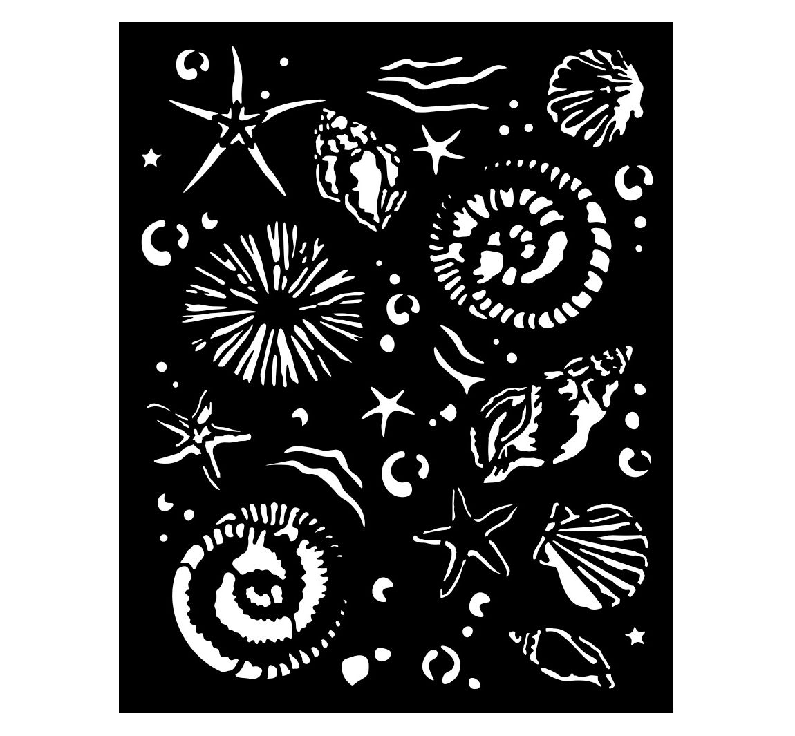 Schablone "Silent Sea - Starfish"