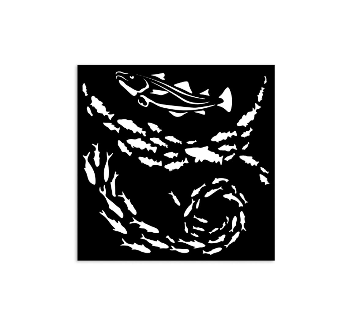 Schablone "Silent Sea - Fish"