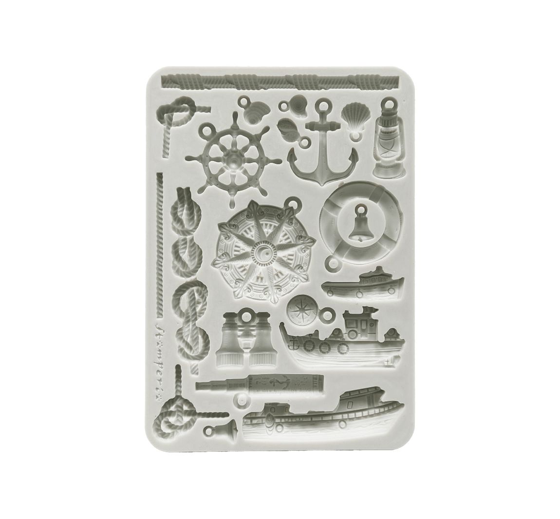 Silikonform A5 "Silent Sea - Rudders & Boats"