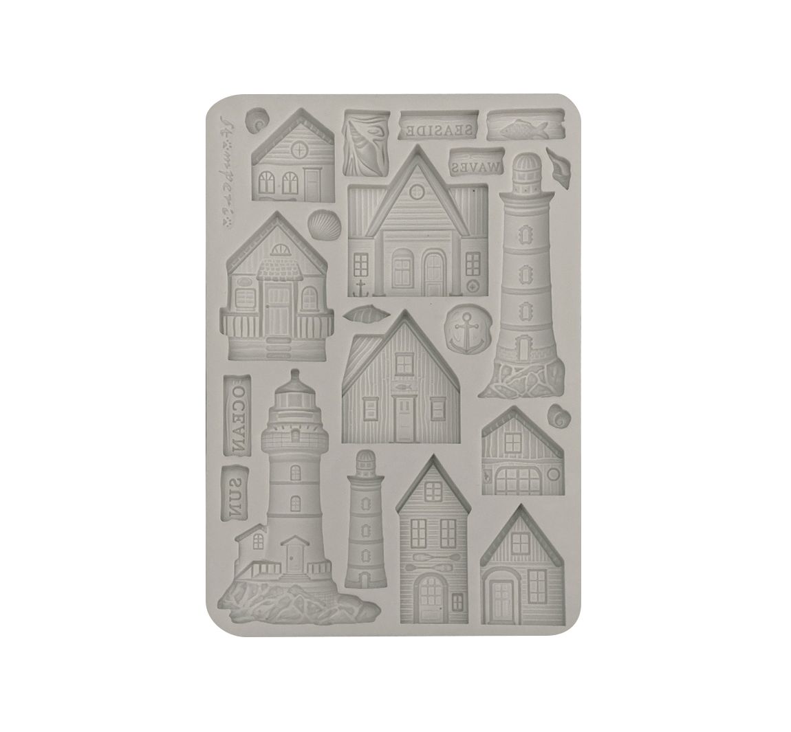 Silikonform A5 "Silent Sea - Lighthouse"