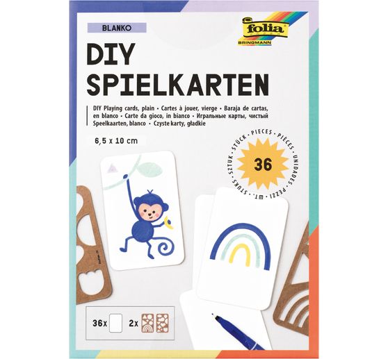 Blanko Spielkarten Set