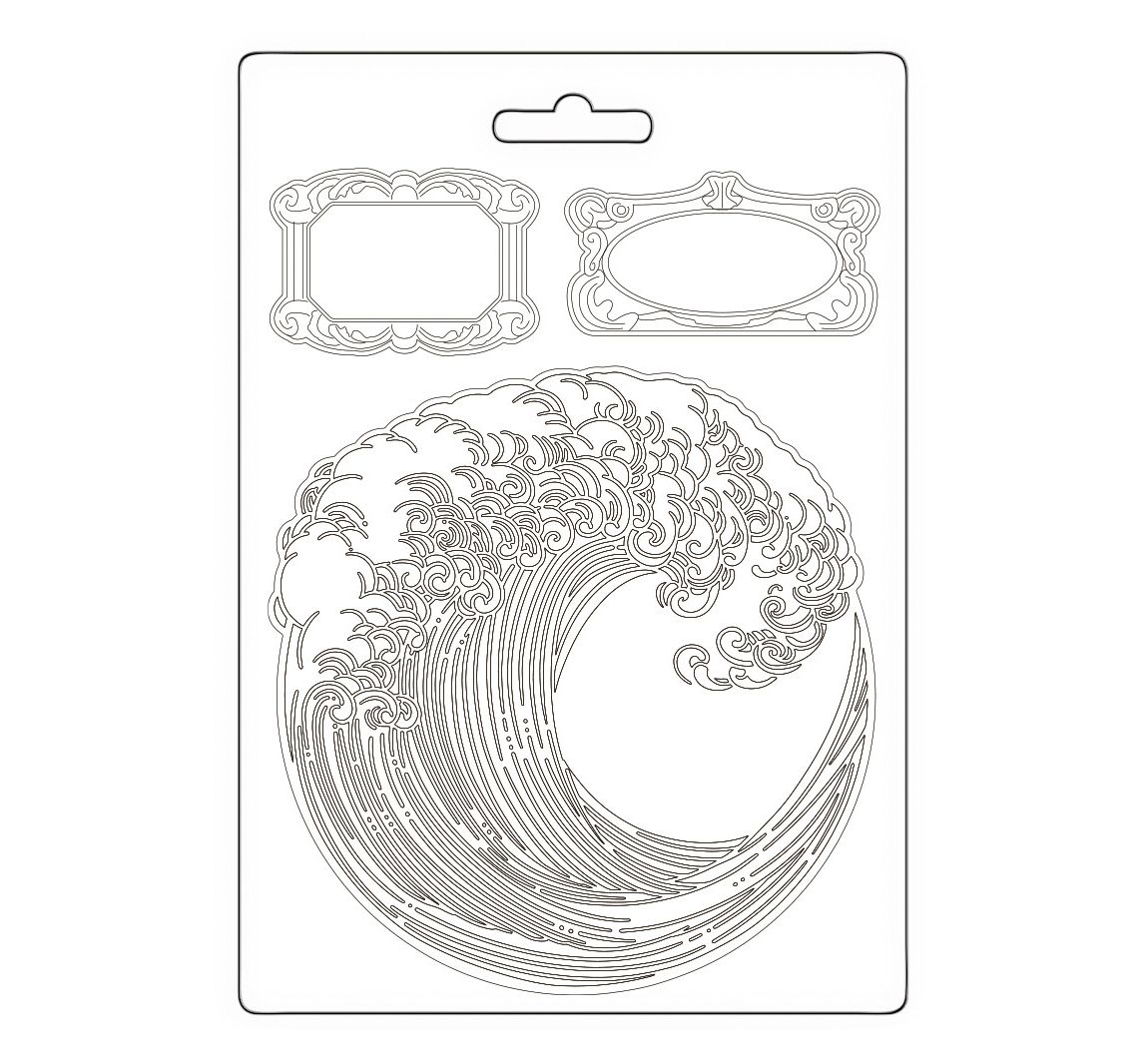 Soft Modellierform A5 "Silent Sea - Wave"