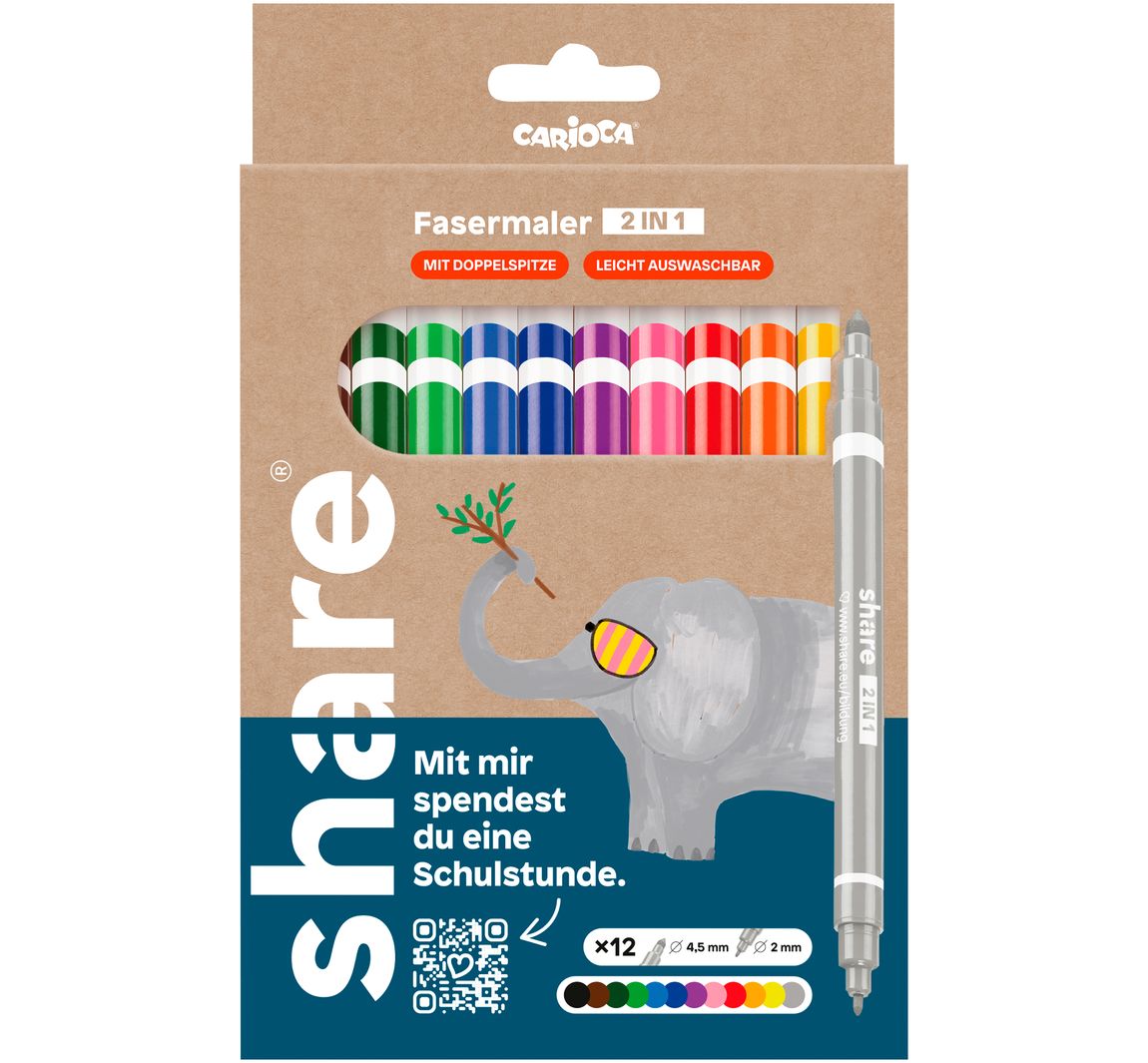 share Fasermaler Basic 2 in 1