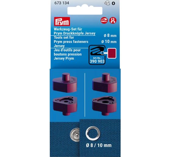 Prym Werkzeug-Set für Prym Druckknöpfe Jersey, 8 und 10 mm