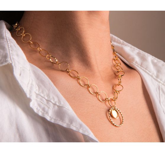 Gliederkette Ringe geprägt