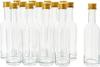 VBS Glasflaschen mit Schraubverschluss, ca. 60 ml, 14 Stück