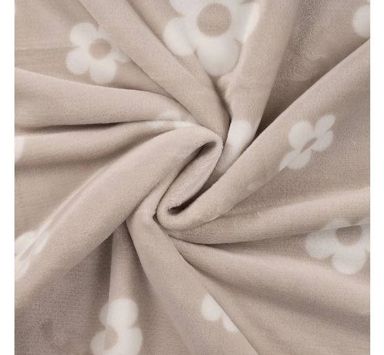 Fleece-Stoff "Blumen"