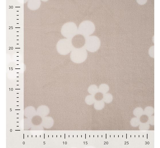 Fleece fabric "Flowers"