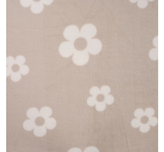 Fleece-Stoff "Blumen"