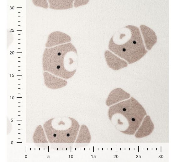 Double-Fleece-Stoff "Cute Dog"