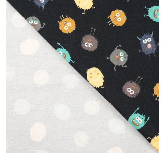 Sweat-Stoff "Funny Monsters"