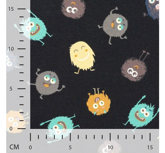 Sweat-Stoff "Funny Monsters"