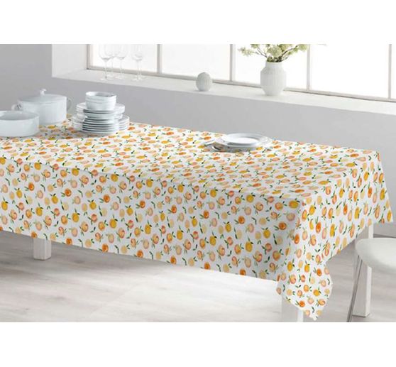 Baumwoll-Stoff "Orangen", Acryl beschichtet