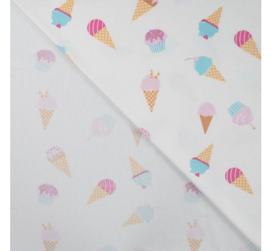 Polyester-Jersey Chilly Print "Ice Cream"