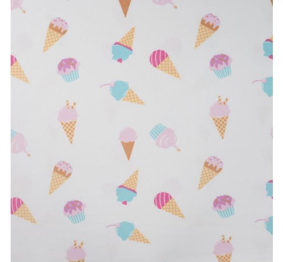 Polyester-Jersey Chilly Print "Ice Cream"
