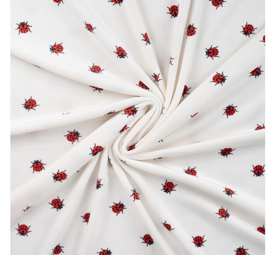 Polyester-Jersey Chilly Print "Marienkäfer"
