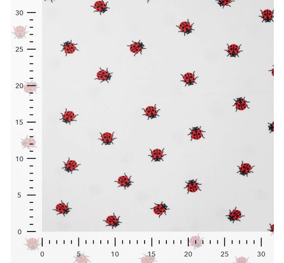 Polyester-Jersey Chilly Print "Marienkäfer"