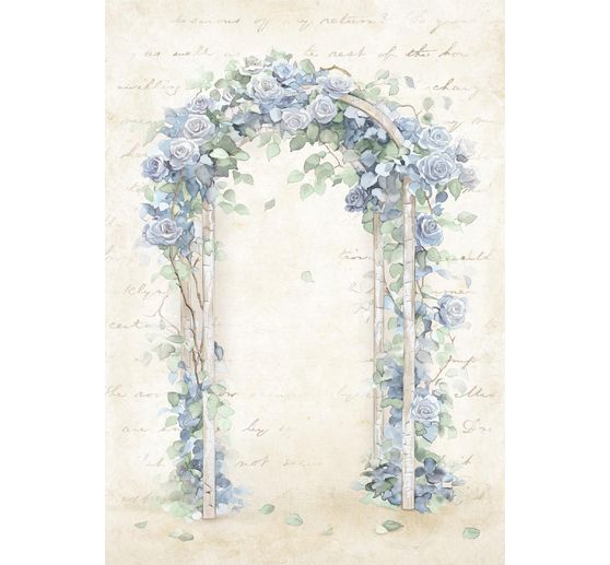 Motiv-Strohseide Backgrounds "Timeless", DIN A6, 8er Set