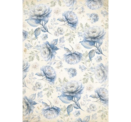 Motiv-Strohseide Backgrounds "Timeless", DIN A6, 8er Set
