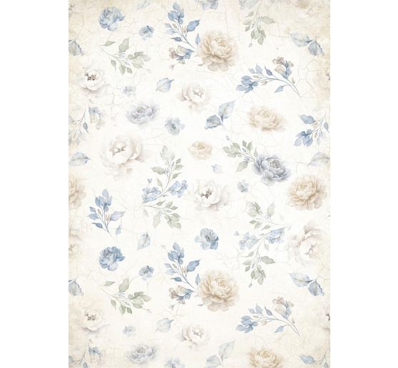 Motiv-Strohseide Backgrounds "Timeless", DIN A6, 8er Set