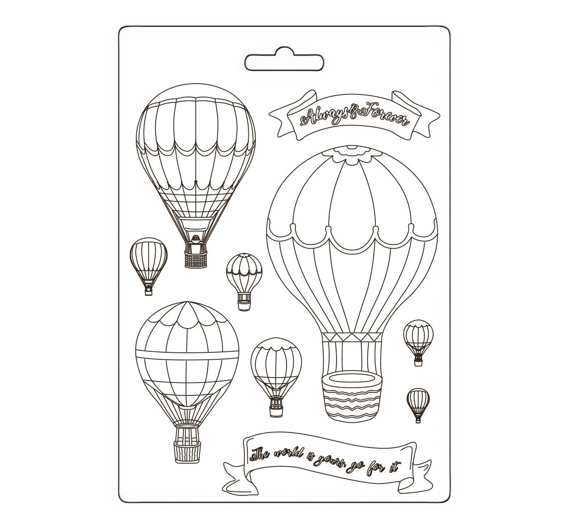 Soft Modellierform A5 "Timeless - Balloons"