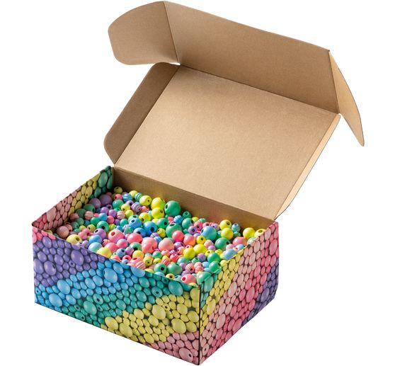 Holzperlen Jumbo Pack "Pastell"