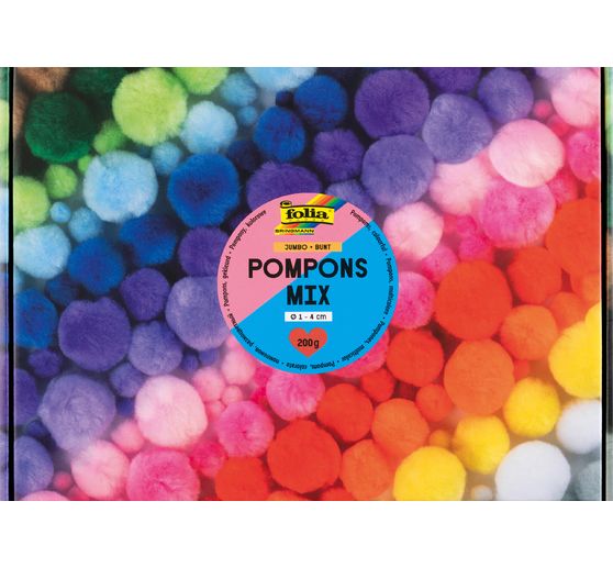 Pompons Mix Jumbo Pack "Bunt"