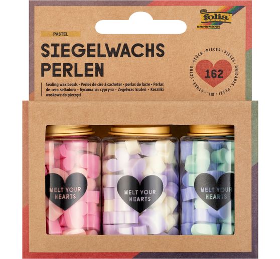 Siegelwachs-Perlen "Pastel"