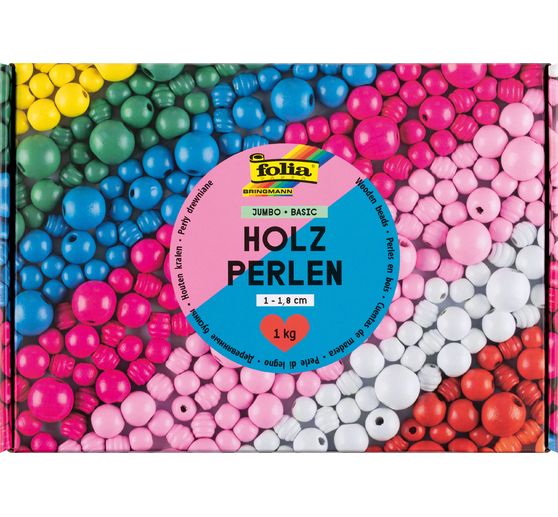 Holzperlen Jumbo Pack "Basic"