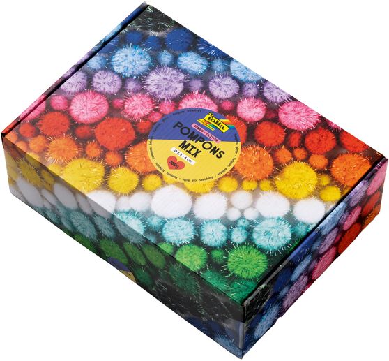 Pompons Mix Jumbo "Glitter"