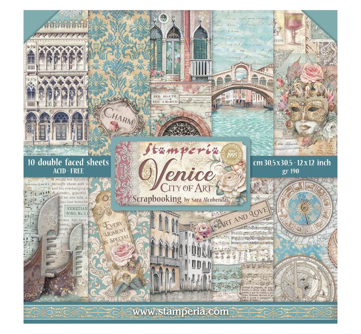 Scrapbook-Block "Venice"