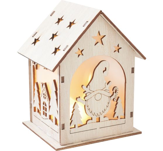 VBS Holzbausatz "Wichtelhaus", inkl LED
