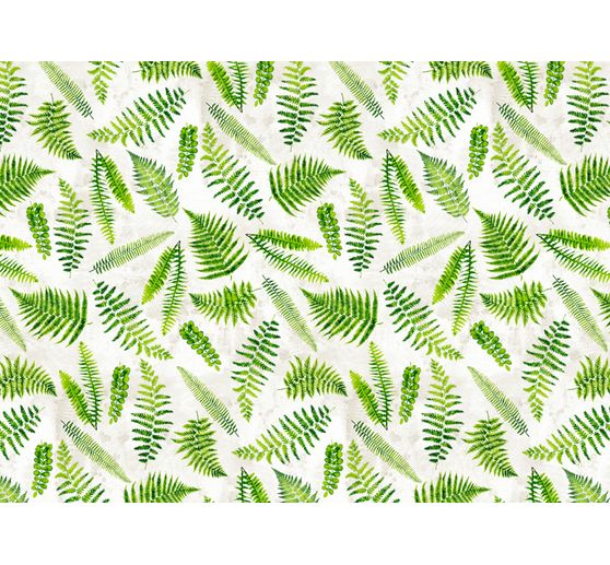 Decoration fabric linen optics "Fern"