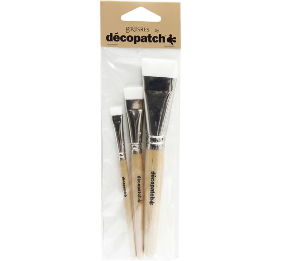 Décopatch Nylonpinsel, 3er Set