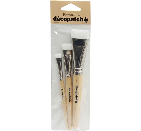 Décopatch Nylonpinsel, 3er Set