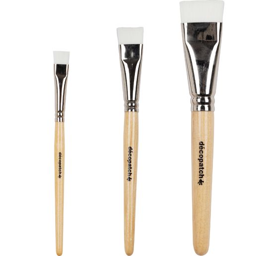 Décopatch Nylonpinsel, 3er Set
